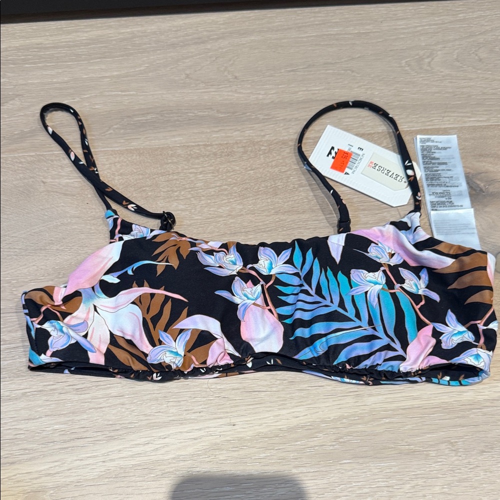 Billabong Reversible Floral Bikini Top
